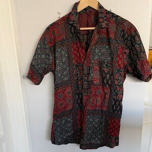 Men's Boho Hawaii Indian summer Vacation Shirt size XXL